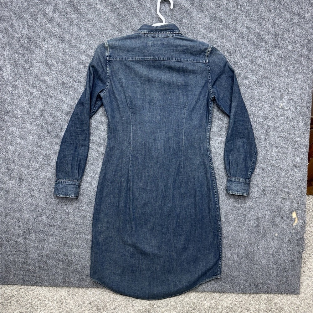 Ralph Lauren Denim Jean Shirt Dress Button Up Long Sleeve Women's size S Small - Picture 8 of 12